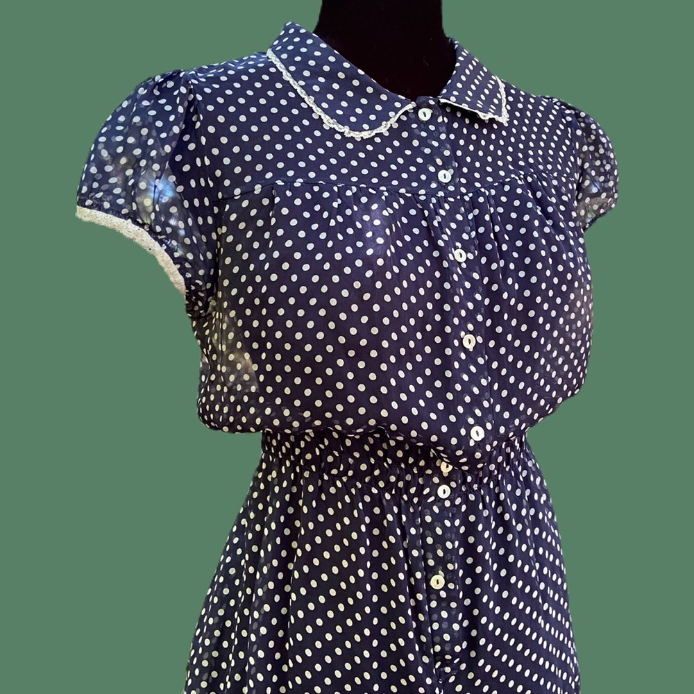 fifi chachnil sheer polka dot playsuit